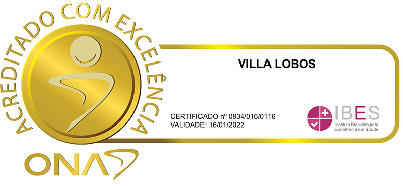 acreditado com excelência - VILLA LOBOS REDE DOR